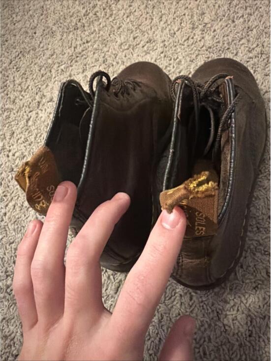 Vintage 90s Dr. Martens Airwalk AW004 Made In England Ankle Boots Brown Men’s 7 main image 6